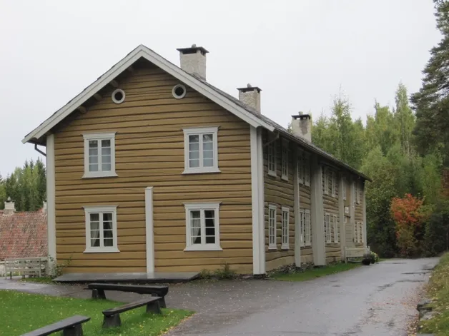 Tømmerbygning på Maihaugen på Lillehammer